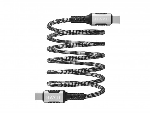 Kabel magnetyczny Havit Typ C-Typ C CB6297 czarny - Galeria zdjęcie 5