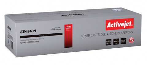 Activejet ATK-340N Toner do drukarki Kyocera, Zamiennik Kyocera TK-340; Supreme; 12000 stron; czarny. - Galeria zdjęcie 1