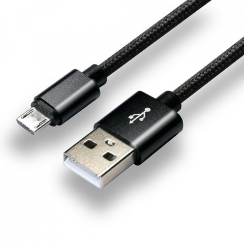 EVERACTIVE KABEL MICRO USB 1M W OPLOCIE CBB-1MB - Galeria zdjęcie 2