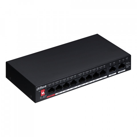 SWITCH POE PFS3010-8ET-96-V2 8-PORTOWY DAHUA - Galeria zdjęcie 1