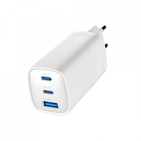 GEMBIRD ŁADOWARKA SIECIOWA USB PD USB TYP-C 65W,BI - Galeria zdjęcie 3