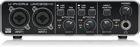 Behringer UMC202HD - Interfejs audio USB - Galeria zdjęcie 1
