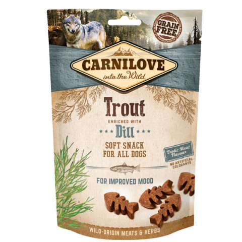CARNILOVE Snack Trout Enriched & Dill - przysmak dla psa - 200 g - Galeria zdjęcie 1