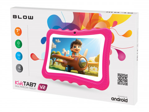 BLOW TABLET KIDSTAB7 V2 BLOW 4/32GB RÓŻOWE ETUI 2M - Galeria zdjęcie 3