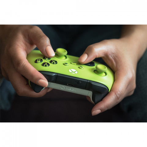Microsoft Xbox kontroler bezprzewodowy Żółty - Galeria zdjęcie 8