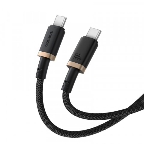 Kabel Baseus Dura Typ C-Typ C 100W 2m (czarno-złoty) - Galeria zdjęcie 3