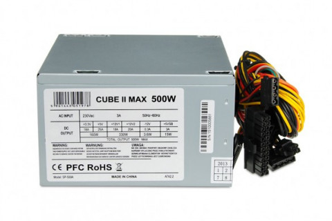 Zasilacz I-box Cube II 500W 12 CM FAN - Galeria zdjęcie 1