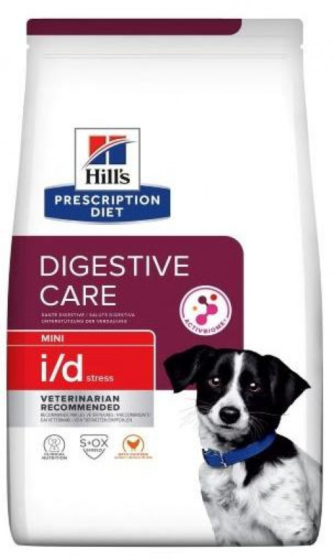 HILL'S Prescription Diet Mini i/d Stress Canine - sucha karma dla psa - 1 kg - Galeria zdjęcie 1