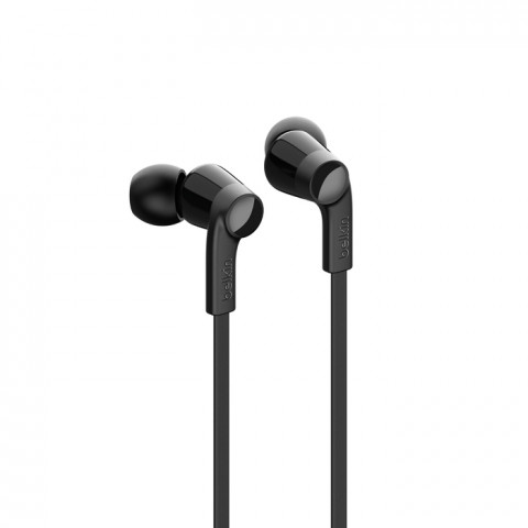 BELKIN SŁUCHAWKI PRZEWODOWE DOUSZNE USB-C, CZARNE - Galeria zdjęcie 2