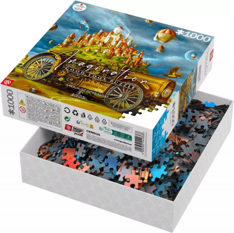 Puzzle Good Loot Imagination Puzzle: Arkadiusz Dzielawski Wielka Przeprowadzka 1000 elementów - Galeria zdjęcie 5
