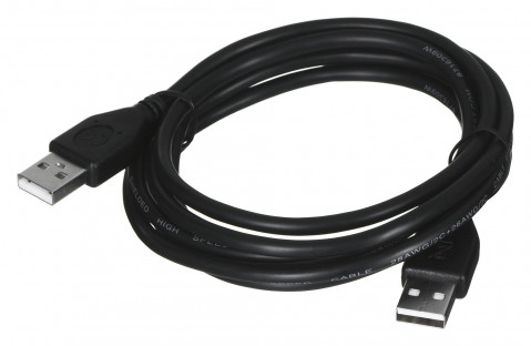 Kabel Gembird ( USB A - USB A M-M 1,8m czarny ) - Galeria zdjęcie 2