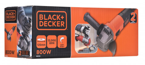 Szlifierka kątowa BLACK+ DECKER BEG120 800W125mm - Galeria zdjęcie 8