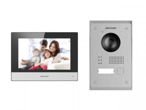 ZESTAW WIDEODOMOFONOWY HIKVISION DS-KIS703Y-P - Galeria zdjęcie 1