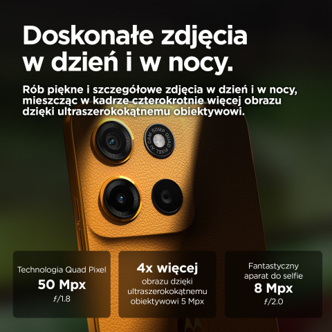 Smartfon Motorola Moto G15 8/128GB Sunrise Orange - Galeria zdjęcie 3