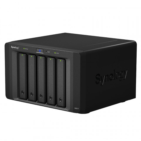 Expansion unit Synology DX517; Tower; 5x (3.5"/2.5" SATA HDD/SSD) - Galeria zdjęcie 2