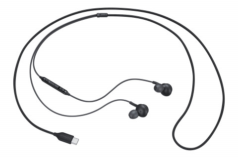 Samsung Słuchawki dokanałowe Stereo Type C, EO-IC100BBEGEU Black - Galeria zdjęcie 1