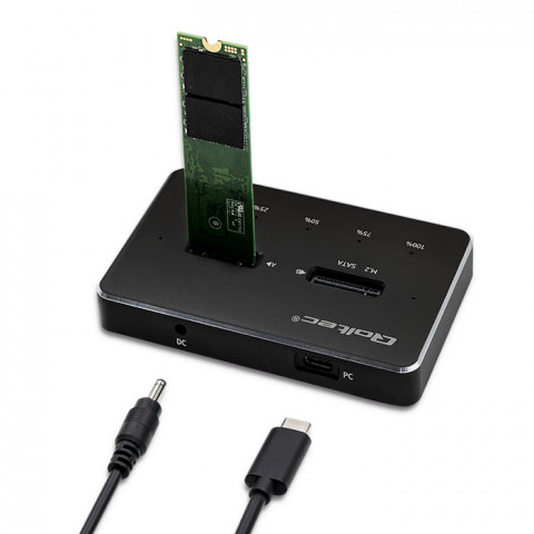 QOLTEC STACJA DOKUJĄCA DYSKÓW 2X SSD M.2 SATA - Galeria zdjęcie 6