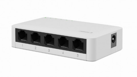 GEMBIRD SWITCH DESKTOP (5X 10/100/1000MBPS) BIAŁY - Galeria zdjęcie 2