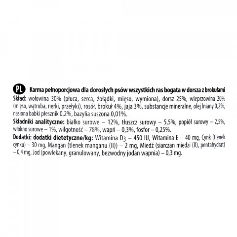 DOLINA NOTECI Premium MIX 10 SMAKÓW - mokra karma dla psa - 10x800 g - Galeria zdjęcie 15