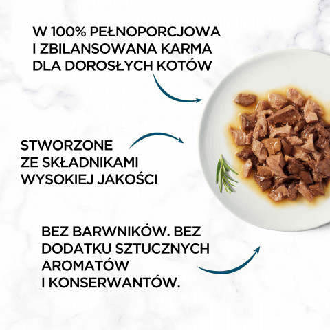 GOURMET PERLE Duet Mięsny - mokra karma dla dorosłego kota - 4x85g - Galeria zdjęcie 5