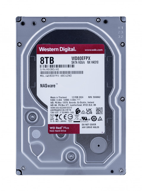 Dysk twardy HDD WD Red Plus 8TB 3,5" SATA WD80EFPX - Galeria zdjęcie 1