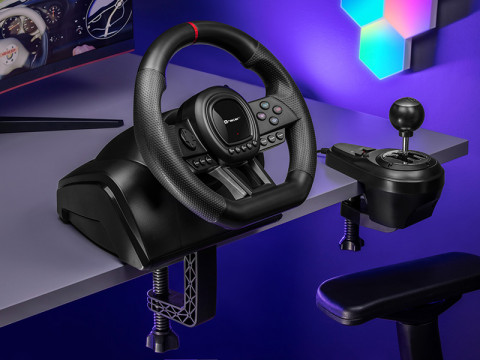 TRACER KIEROWNICA SIMRACER MANUAL GEARBOX 6 IN 1 - Galeria zdjęcie 8
