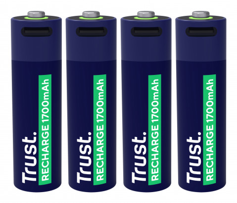 Baterie AA Trust USB-C RECHARGEABLE BATTERIES 4P (25631) - Galeria zdjęcie 4