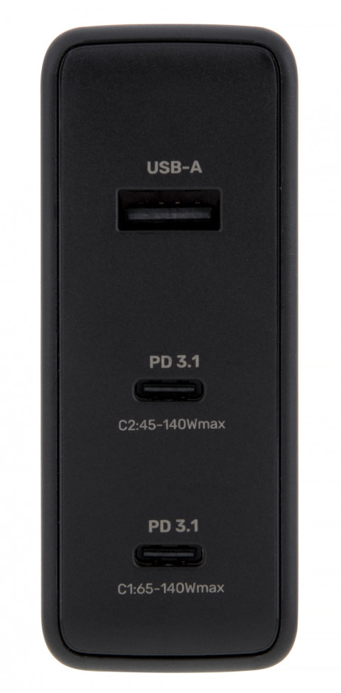 UNITEK ŁADOWARKA GAN 2X USB-C, USB-A, 140W - Galeria zdjęcie 8