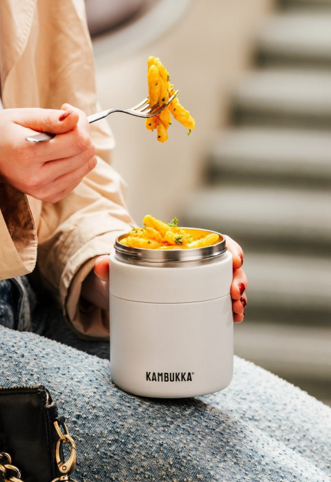 Kambukka termos obiadowy Bora 600ml Chalk White - Galeria zdjęcie 5