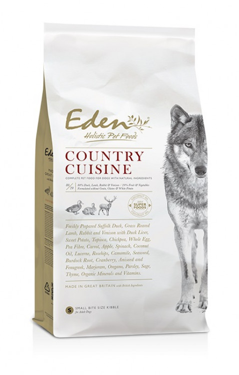 EDEN Country Cuisine Small Małe rasy - sucha karma dla psa - 2kg - Galeria zdjęcie 1