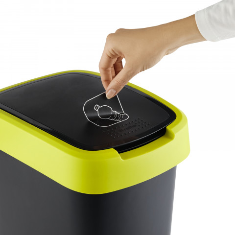 ROTHO Twist Limonkowy - kosz na śmieci - 10l - Galeria zdjęcie 4