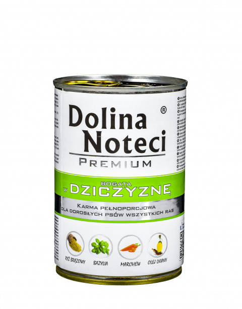 DOLINA NOTECI Premium Bogata w dziczyznę - mokra karma dla psa - 400g - Galeria zdjęcie 1