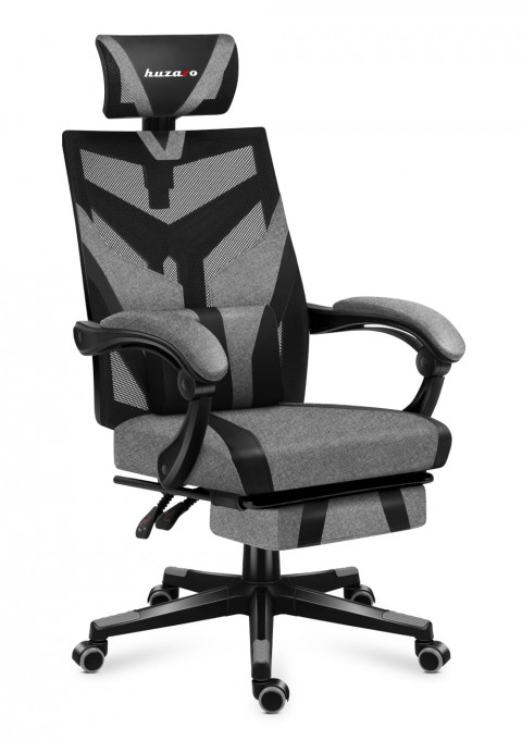 Fotel gamingowy Huzaro Combat 5.0 Grey - Galeria zdjęcie 1