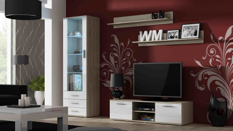Półka 125cm (2szt) SOHO dąb sonoma mat - Galeria zdjęcie 4