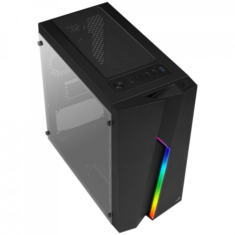 OBUDOWA AEROCOOL PGS BOLT MINI BLACK RGB - Galeria zdjęcie 3