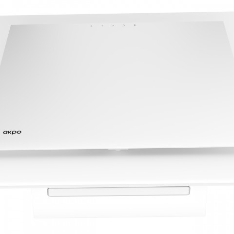 Okap AKPO WK-4 NERO 2.0 50 BIAŁY T300 Liniowy LED/Siłownik - Galeria zdjęcie 4