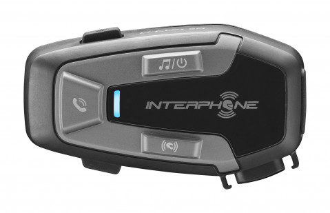 Intercom motocyklowy INTERPHONE U-COM 6R, komplet na 1 kask - Galeria zdjęcie 1