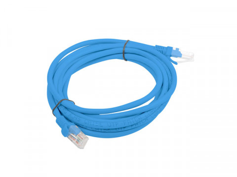 PATCHCORD KAT.5E UTP 3M NIEBIESKI FLUKE PASSED LANBERG 10-PACK - Galeria zdjęcie 2