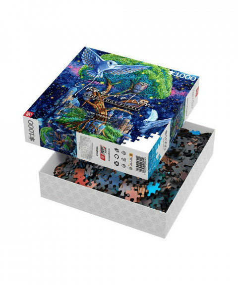 Puzzle Good Loot 1000 Imagination Roch Urbaniak Wyspa Sów - Galeria zdjęcie 2