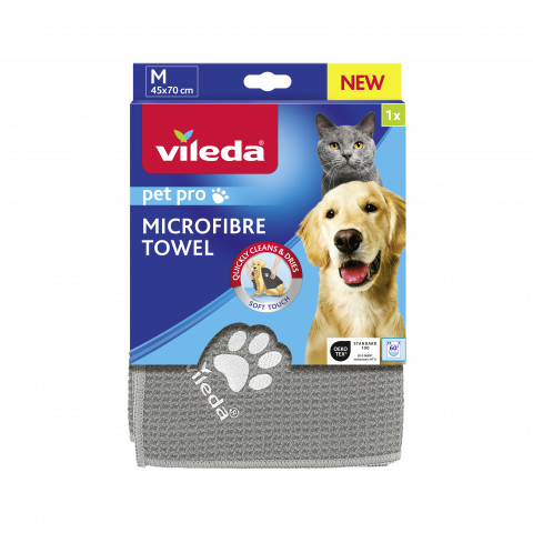 VILEDA Pet Pro Ręcznik z mikrofibry M dla zwierząt - 70x45 cm - Galeria zdjęcie 4