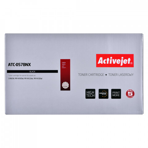 Activejet ATC-057BNX Toner do drukarek Canon; Zamiennik Canon CRG-057HBK; CRG057H; Supreme; 10000 stron; czarny, z CHIP - Galeria zdjęcie 2