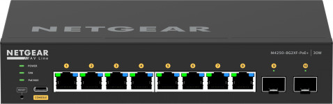 Switch Netgear M4250-8G2XF (XSM4216F) 10p PoE 220W (PoE+: 8p) Managed Gigabit - Galeria zdjęcie 7