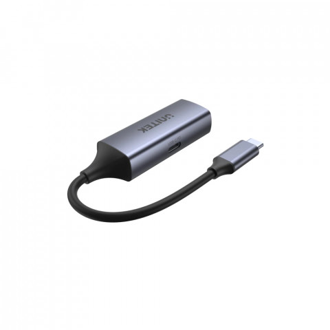 UNITEK ADAPTER USB-C - RJ45 M/F, 1GBPS, PD 100W - Galeria zdjęcie 3