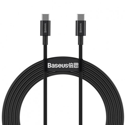BASEUS KABEL USB-C DO USB-C SUPERIOR SERIES, 100W, - Galeria zdjęcie 1