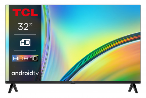 Telewizor TCL 32S5400A 32" LED HD Ready Android TV Srebrny - Galeria zdjęcie 1