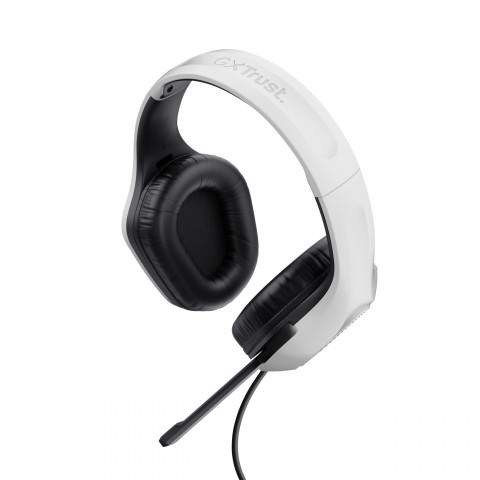 Słuchawki TRUST ZIROX HEADSET WHITE (25147) - Galeria zdjęcie 4