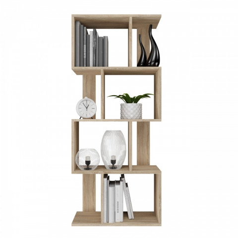 Regał FIESTA 4P 59,5x30xH140 sonoma - Galeria zdjęcie 3