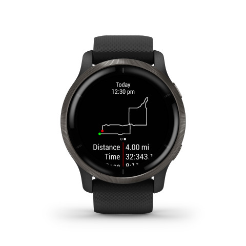Zegarek Garmin Venu 2 (45 mm) Slate Stainless Steel Bezel / Black Case / Silicone Band - Galeria zdjęcie 38
