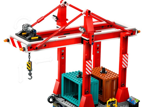 LEGO City 60422 Nadmorski port ze statkiem towarowym - Galeria zdjęcie 7