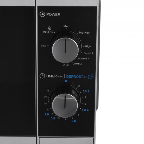 Kuchenka mikrofalowa Sharp YC-MG01E-S 20L 800W GRIL - Galeria zdjęcie 3